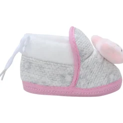 Baby Moo 3D Cute Kitty Soft Slip-On Anti-Skid Plush Warm Booties - Pink