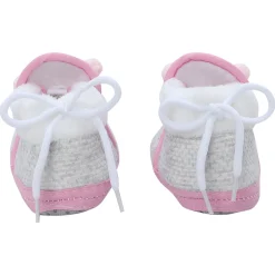 Baby Moo 3D Cute Kitty Soft Slip-On Anti-Skid Plush Warm Booties - Pink