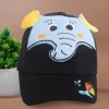 Baby Moo 3D Elephant Black Caps