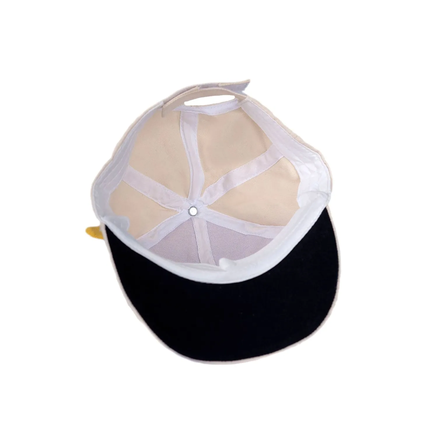 Baby Moo 3D Elephant Cartoon Character Cap - Beige, Yellow
