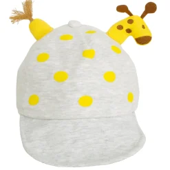Baby Moo 3D Giraffe Grey Cap