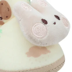 Baby Moo 3D Hunny Bunny Soft Slip-On Anti-Skid Plush Warm Booties - Yellow