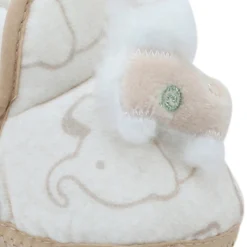 Baby Moo 3D Llama Elephant Prints Soft Slip-On Anti-Skid Plush Warm Booties - Beige