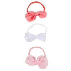 Baby Moo Daddy's Heart Infant Girl 6-Piece Gift Hairband And Socks Set - Pink