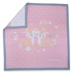 Baby Moo Deers In Love All Season Medium Muslin Blanket - Pink