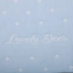 Baby Moo Deers In Love All Season Medium Muslin Blanket - Blue