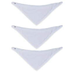 Baby Moo Dino-rrific Cotton 3 Pack Bandana Bibs - Pink