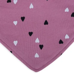 Baby Moo Dino-rrific Cotton 3 Pack Bandana Bibs - Pink
