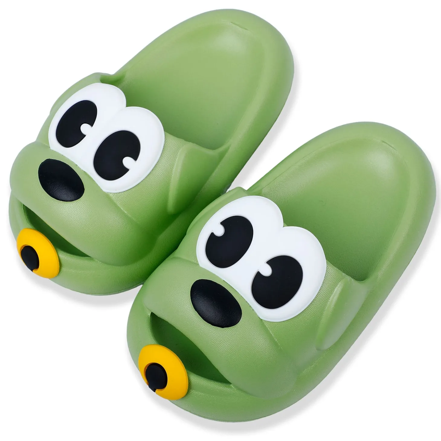 Baby Moo Dog Waterproof Soft Slippers Anti-Skid Sliders - Green