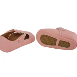 Baby Moo Dressy Pink Velcro Booties