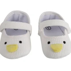 Baby Moo Ducklings White Booties