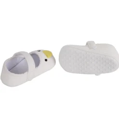 Baby Moo Ducklings White Booties