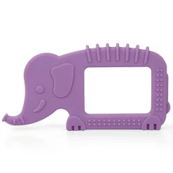 Baby Moo Elephant Soothing Silicon Teether BPA And Toxin Free - Purple