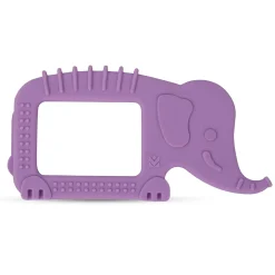 Baby Moo Elephant Soothing Silicon Teether BPA And Toxin Free - Purple