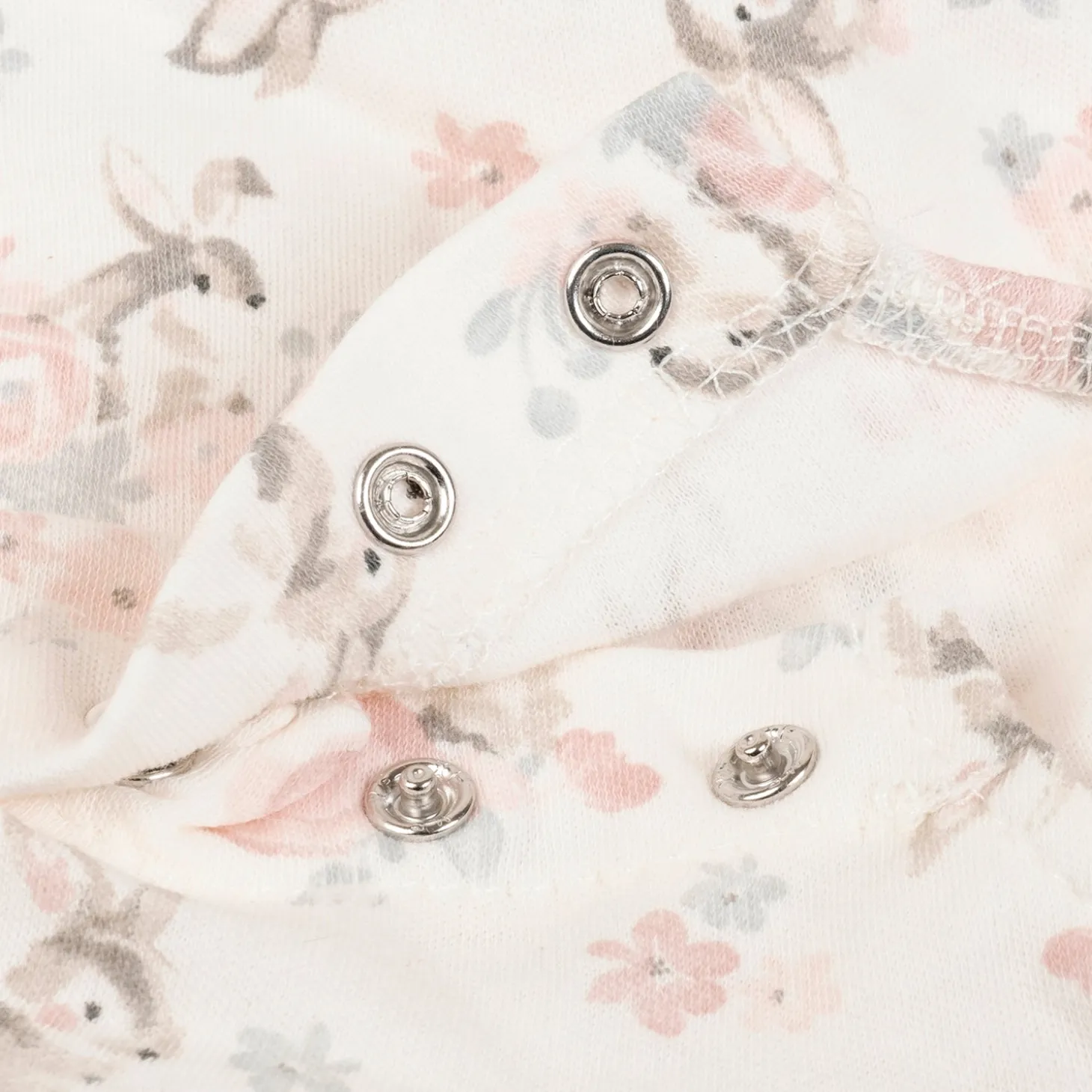 Baby Moo Floral Gift Set 3 Piece With Bodysuit, Socks And Headband - Peach