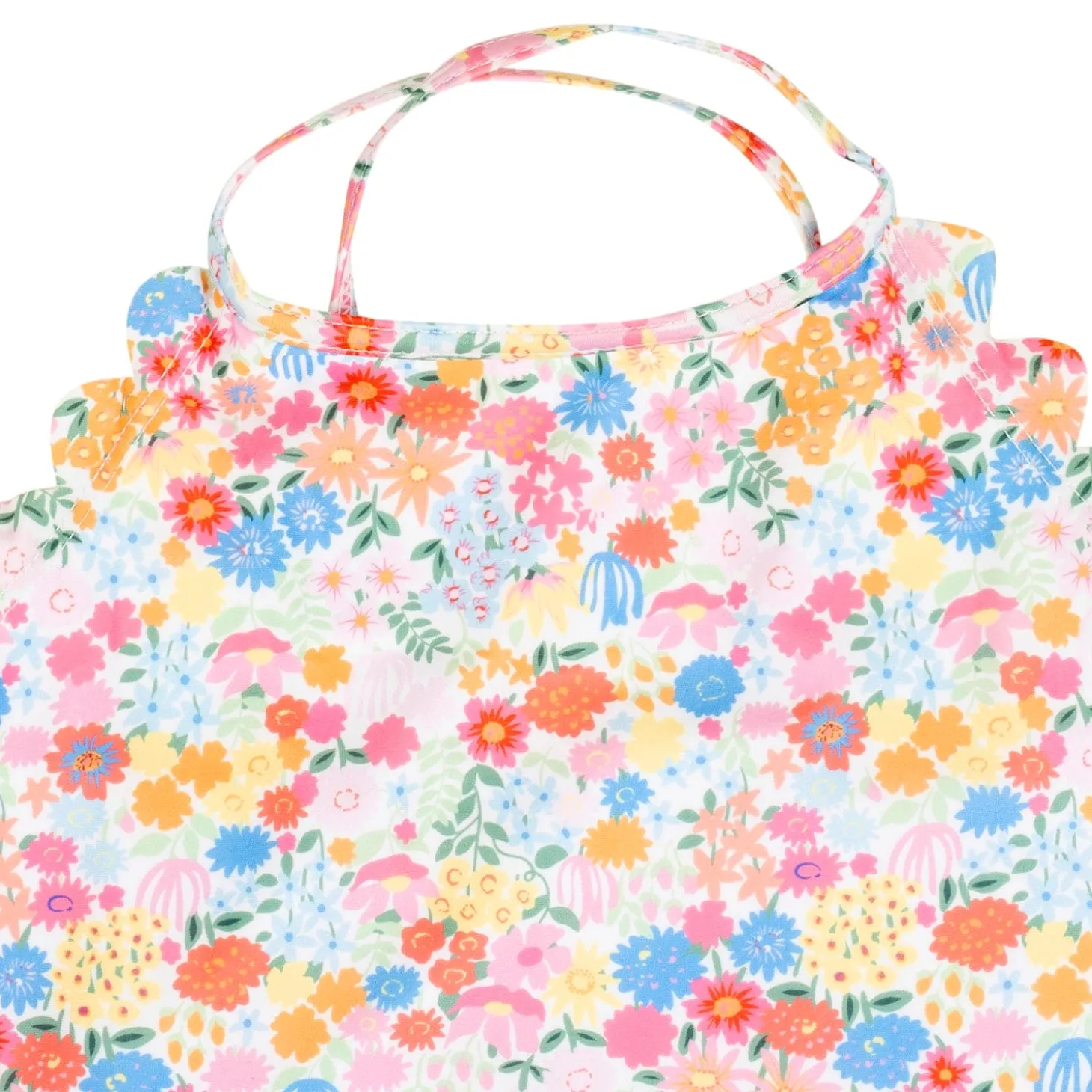 Baby Moo Floral Print Beach One-Piece Swimsuit Pool Swimming Costume - Pink