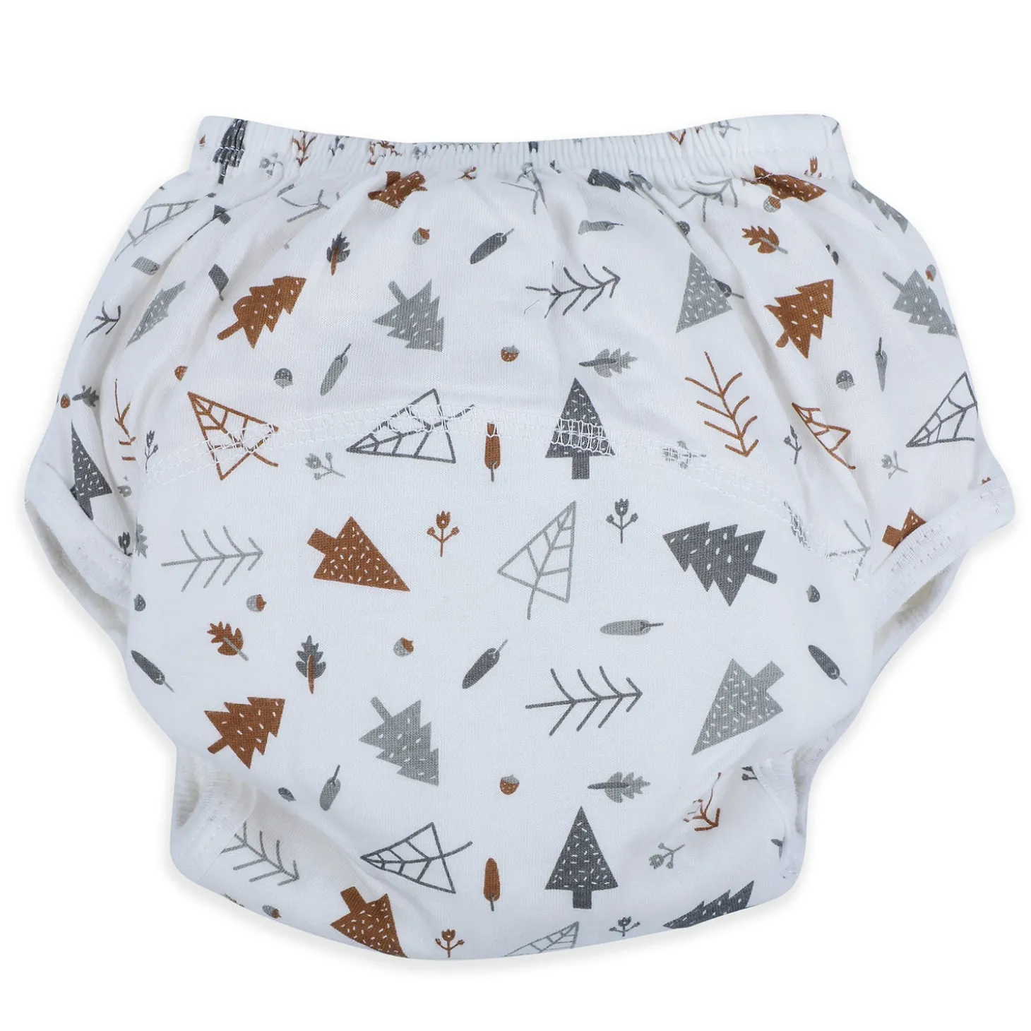 Baby Moo Forest Trees Reusable Cloth Training Diaper Panty - Multicolour