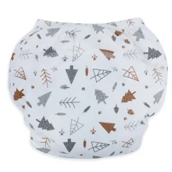 Baby Moo Forest Trees Reusable Cloth Training Diaper Panty - Multicolour