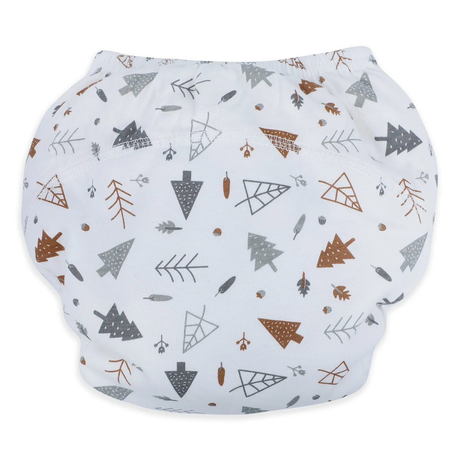Baby Moo Forest Trees Reusable Cloth Training Diaper Panty - Multicolour