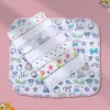Baby Moo Girls Theme Cotton 20 x 20 cm Soft Hosiery Wash Cloth - Multicolour
