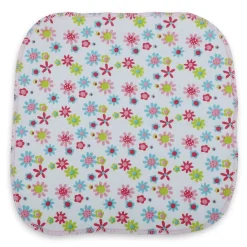 Baby Moo Girls Theme Cotton 20 x 20 cm Soft Hosiery Wash Cloth - Multicolour