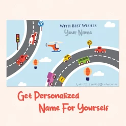 Baby Moo Happy Journey 40 Gift Card Pack Personalised Wish Tags - Multicolour