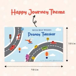 Baby Moo Happy Journey 40 Gift Card Pack Personalised Wish Tags - Multicolour