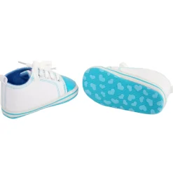 Baby Moo Hearts Blue Sneakers