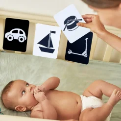 Baby Moo High Contrast Flash Cards Pack of 12 - Objects And Vehicles