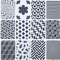 Baby Moo High Contrast Flash Cards Pack of 12 - Patterns