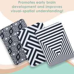 Baby Moo High Contrast Flash Cards Pack of 12 - Patterns
