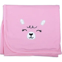 Baby Moo Jet Set Doggo Soft Reversible Wrapper - Pink