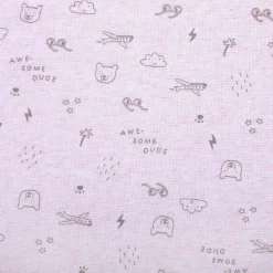 Baby Moo Jet Set Doggo Soft Reversible Wrapper - Pink