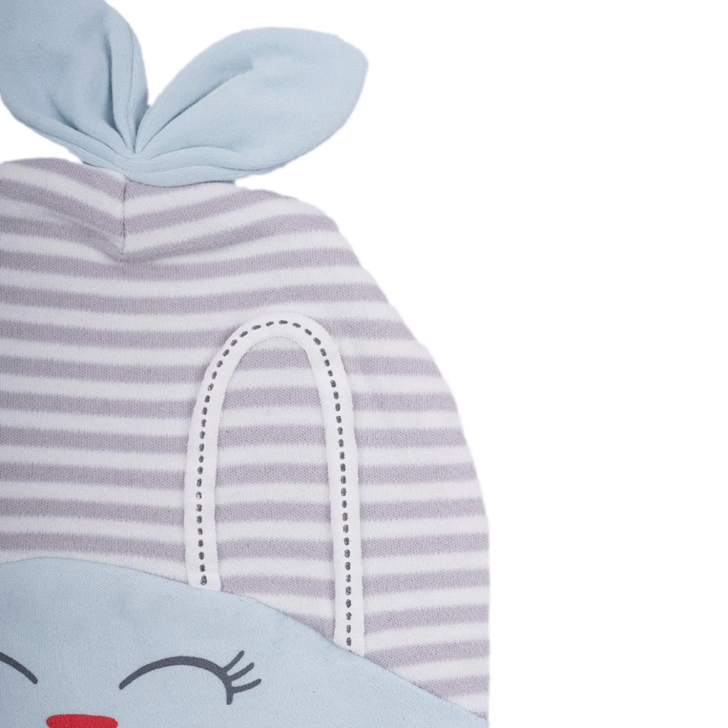 Baby Moo Jolly Kitty All Season Stretchable Hosiery Warm 3D Beanie Cap - Blue