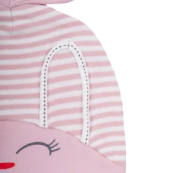 Baby Moo Jolly Kitty All Season Stretchable Hosiery Warm 3D Beanie Cap - Pink