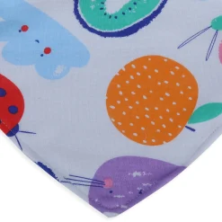 Baby Moo Just Like Mommy Daddy Cotton 3 Pack Bandana Bibs - Multicolour