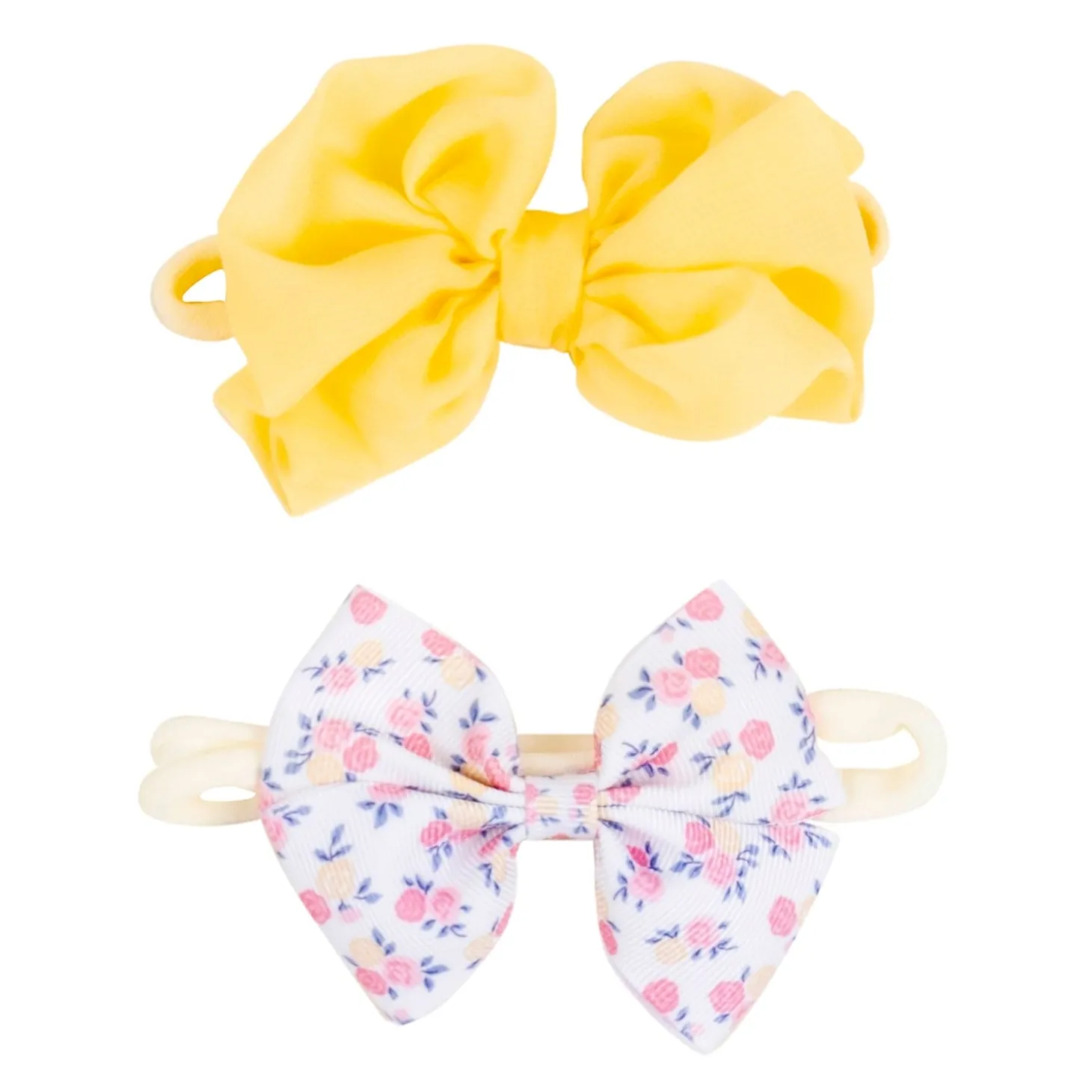 Baby Moo Little Miss Sunshine Infant Girl 4-Piece Gift Hairband And Socks Set - Pink
