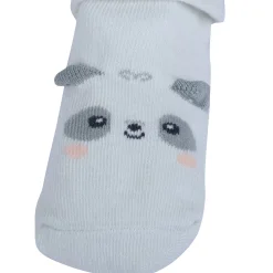 Baby Moo Little Puppy Anti-Skid 2 Pack Socks - Blue