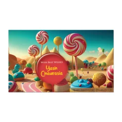 Baby Moo Lollipop 40 Gift Card Pack Personalised Wish Tags - Multicolour