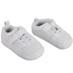 Baby Moo Matte White Sneakers
