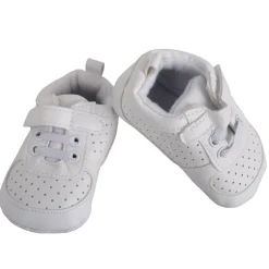 Baby Moo Matte White Sneakers