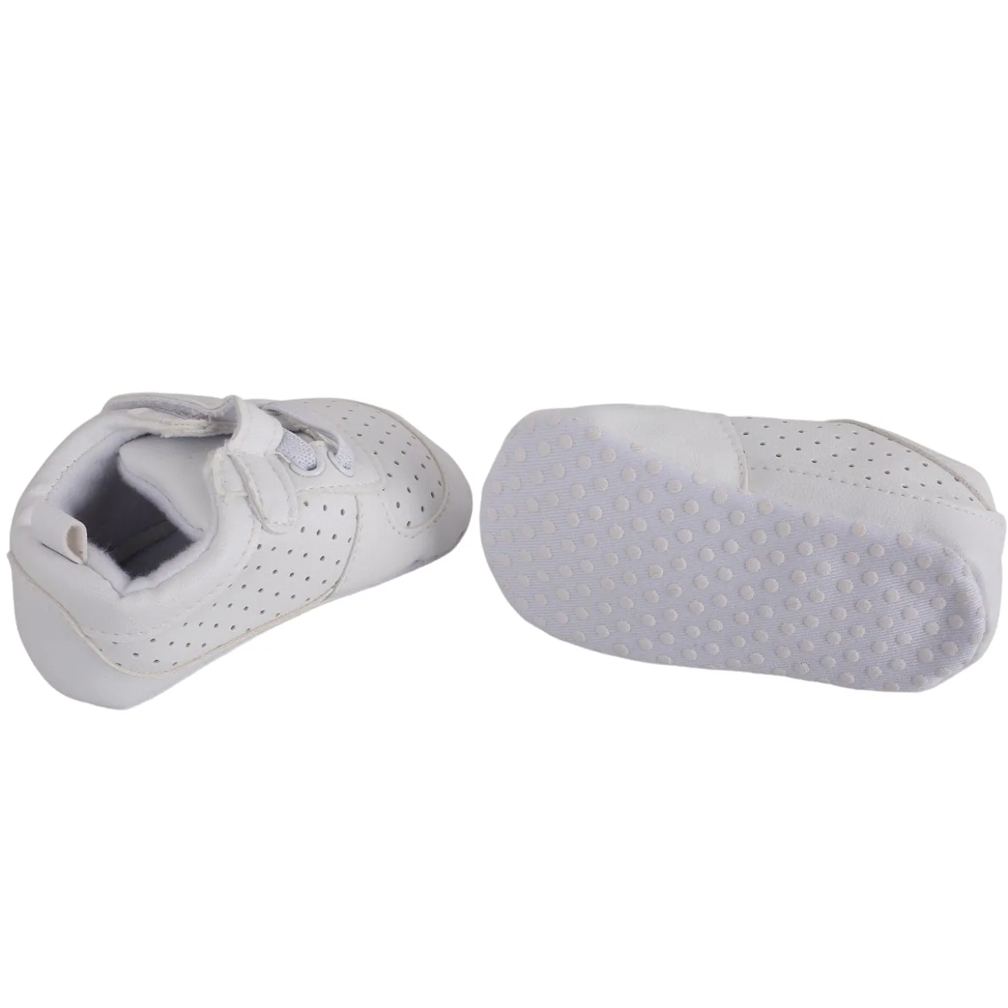 Baby Moo Matte White Sneakers