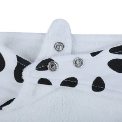 Baby Moo Mini Moo Cotton 3 Pack Bandana Bibs - White