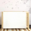 Baby Moo Mini Star White Bubble Blanket