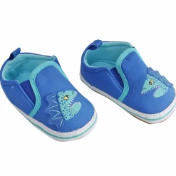 Baby Moo Monster Blue Slip-On Booties