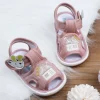 Baby Moo My Pet's House Chu-Chu Sound Breathable Anti-Skid Sandals - Pink