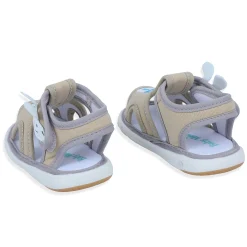 Baby Moo My Pet's House Chu-Chu Sound Breathable Anti-Skid Sandals - Beige