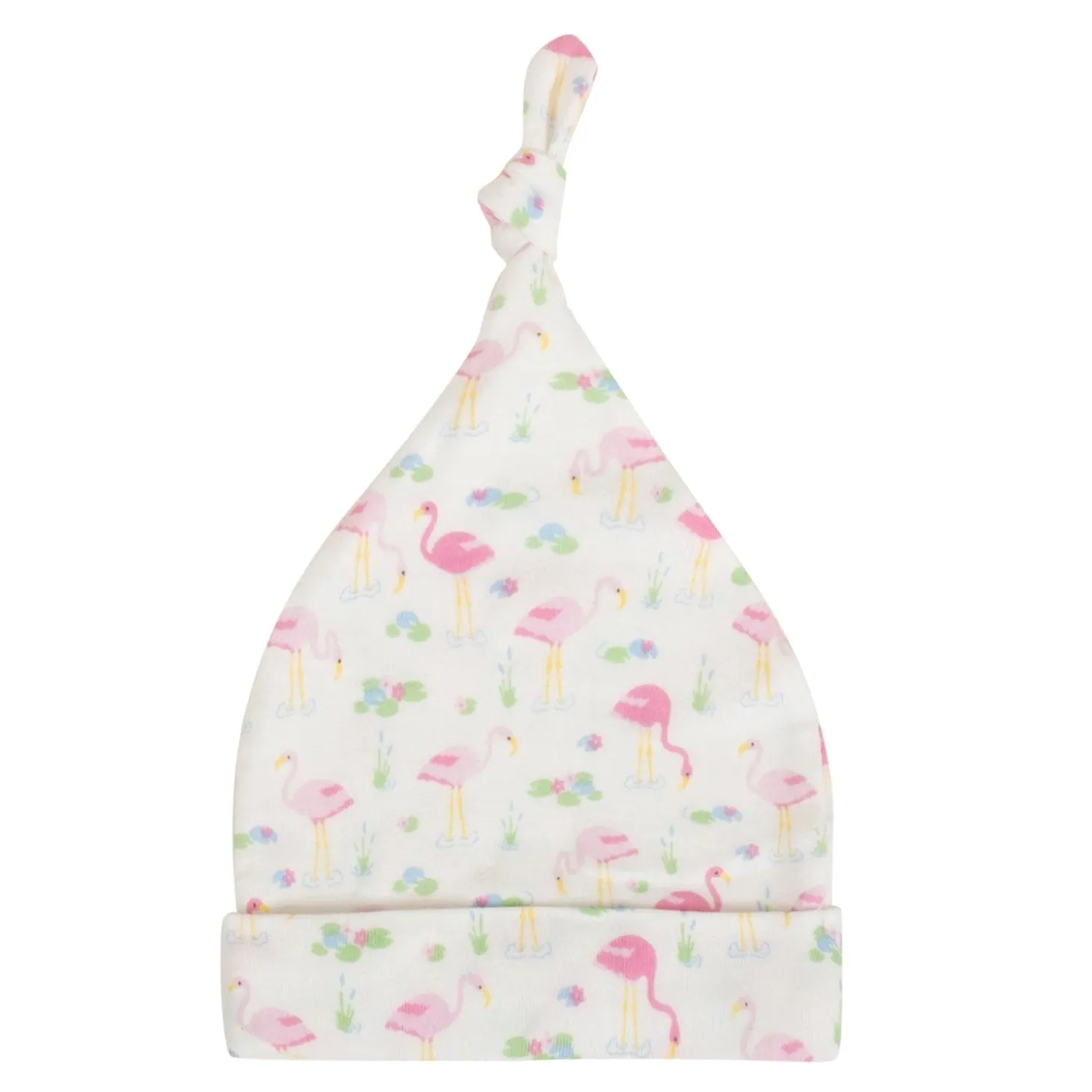 Baby Moo Nature Lover Knotted Infants Ultra Soft 100% Cotton All Season Pack of 3 Caps - White
