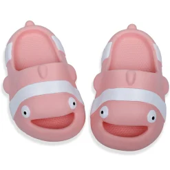 Baby Moo Nemo Waterproof Soft Slippers Anti-Skid Sliders - Pink