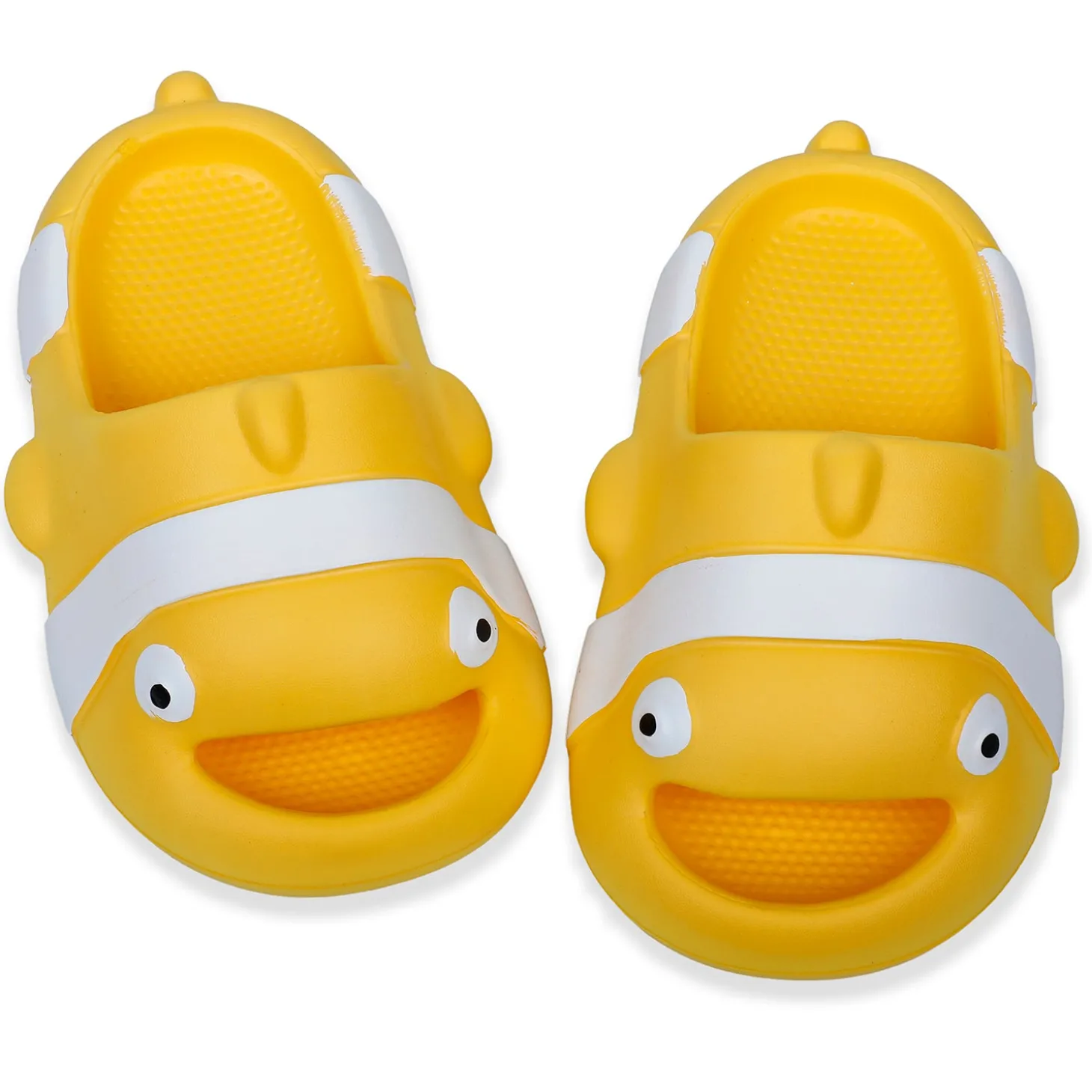 Baby Moo Nemo Waterproof Soft Slippers Anti-Skid Sliders - Yellow